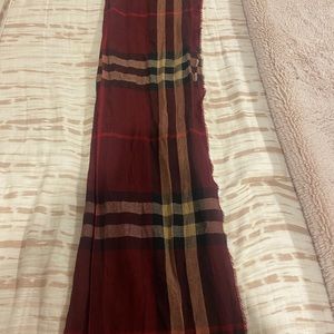 Burberry “Garnet” Scarf - New with Tags
